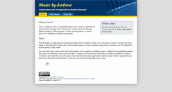 Desktop Screenshot of musicbyandrew.ca